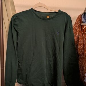 Polo Ralph Lauren Dark Green Long Sleeve Tee
